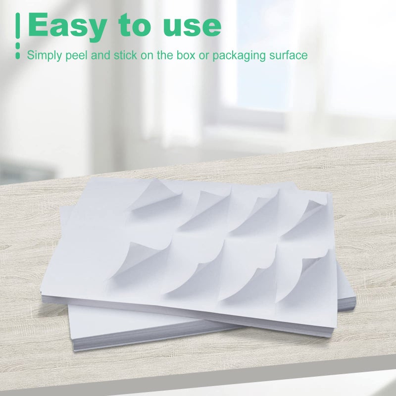 RBHK 10-UP Address Labels for Laser/Inkjet Printers, White, 2 x 4 Inch, (500 Sheets - 5000 Labels) - Image 5